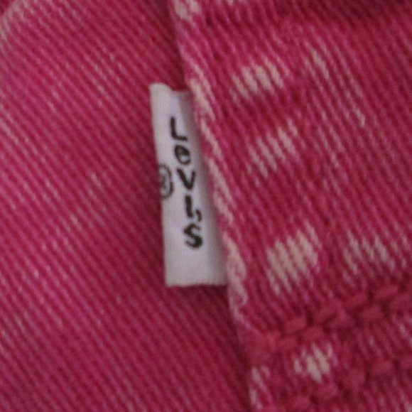 Levi's Girls Hot Pink 710 Super Skinny Jeans w\ Adjustable Waist Size 10… - Picture 10 of 11